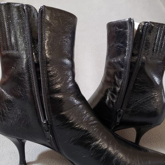 Jeffrey Campbell Sindee Boots in Black Size 8.5 JCAM-WZ1687 Kitten Heels - Picture 13 of 14